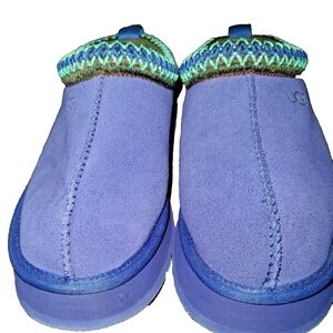 UGG Purple Slip-On Shoes with Knit Trim